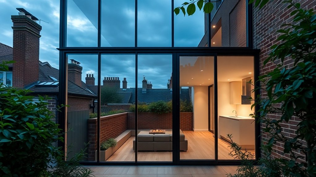 Glass Extension Walls Twickenham