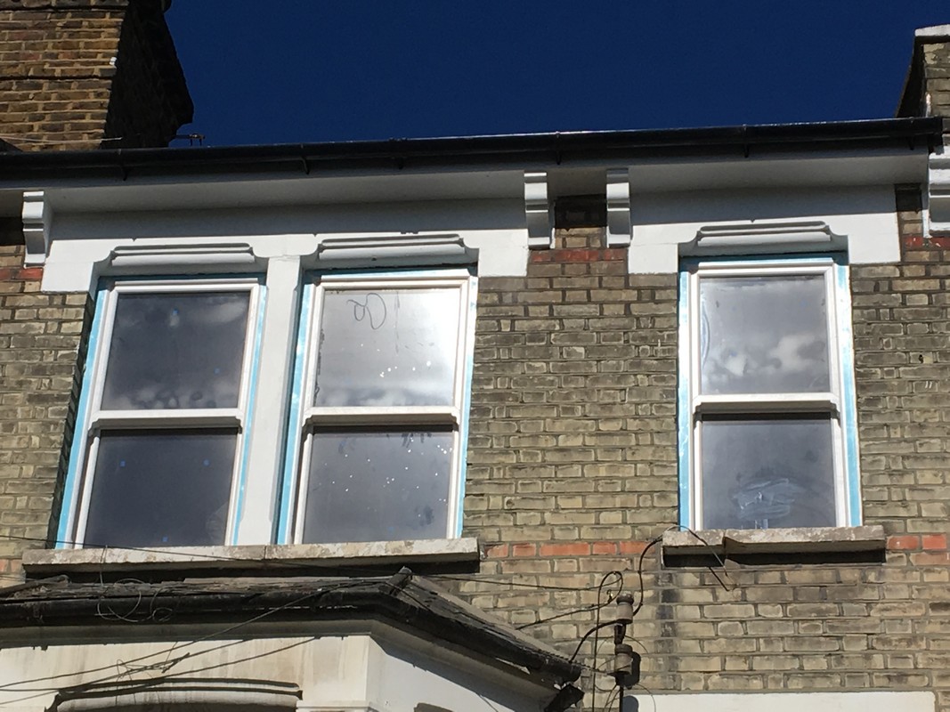 New uPVC sash windows fitted on Victorian terrace in Twickenham